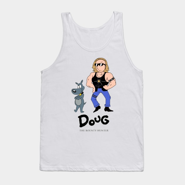 DOUG the Bounty Hunter Tank Top by EmeraldStreetApparel